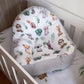 Cot Bedding - Sage Safari Set 07