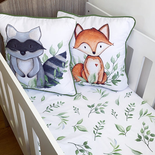 Cot Bedding - Woodlands Set 02