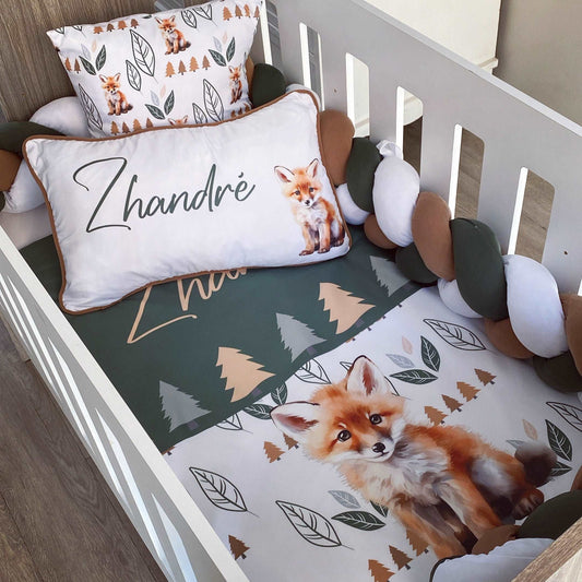 Cot Bedding - Fox Set 02