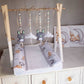 Cot Bedding - Grey Bunny Set 01