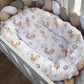 Cot Bedding - Grey Bunny Set 01