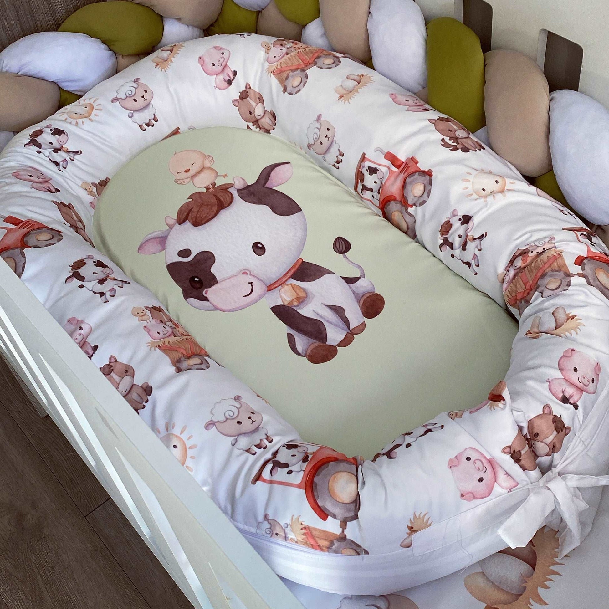 Cot Bedding - Farm Set 03