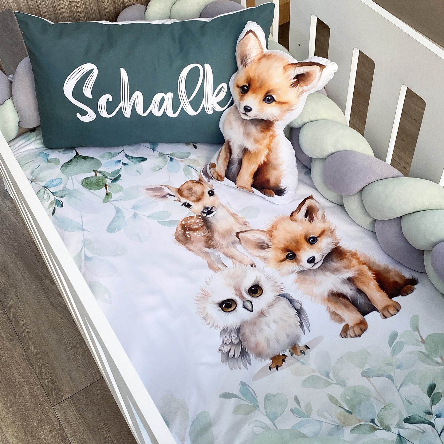 Cot Bedding - Woodlands Set 06