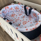 Cot Bedding - Coral Rainbow Set 01