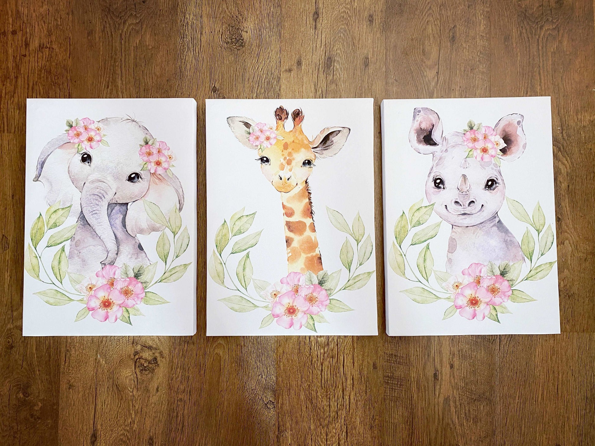 Cot Bedding - Pink Safari Set 01
