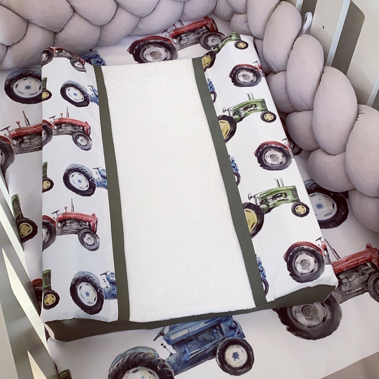 Cot Bedding - Tractor Set 01