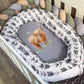 Cot Bedding - Sage Highland Cow Set 03