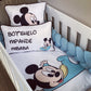 Cot Bedding - Blue Mickey Mouse Set 04