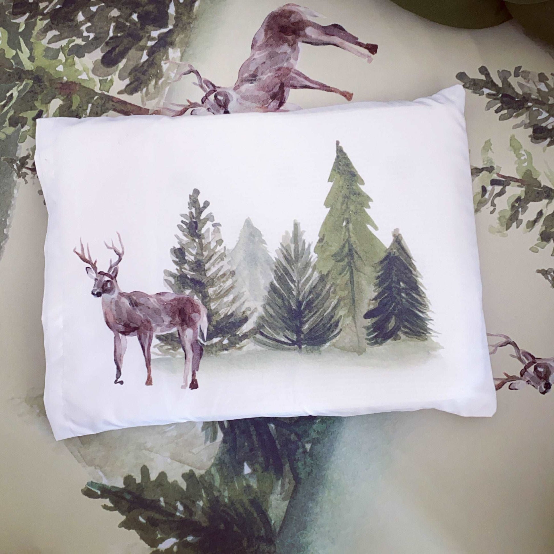 Cot Bedding - Olive Forrest Set