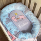 Cot Bedding - Grey Dumbo Set 01