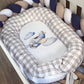 Cot Bedding - Blue Stone Plane Set 03