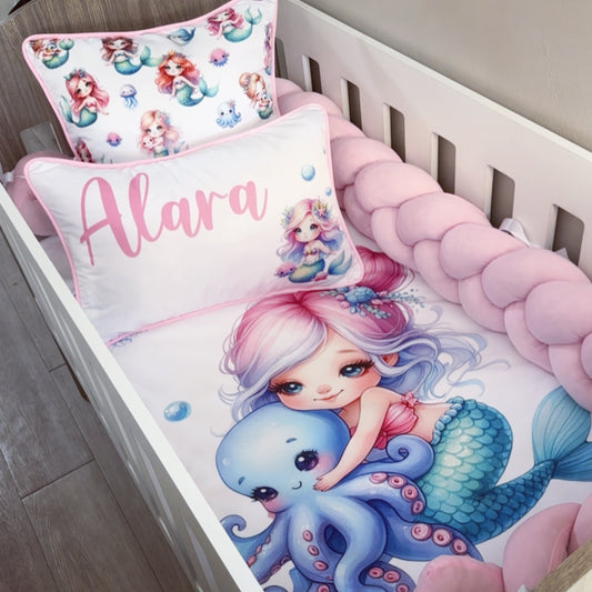 Cot Bedding - Mermaid Set 03