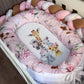 Cot Bedding - Pink Safari Set 43