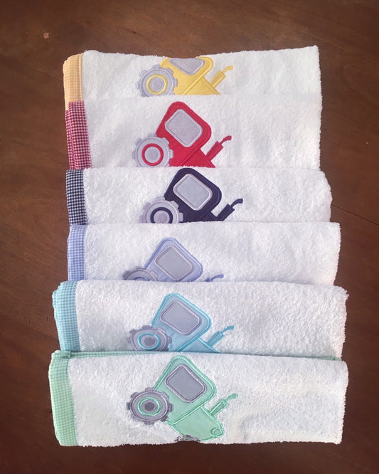 Burpcloths - Tractors 01