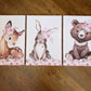 Cot Bedding - Pink Woodlands set 05