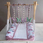Cot Bedding - Pink Mint Butterfly Set 01