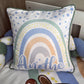 Cot Bedding - Blue Rainbow 02