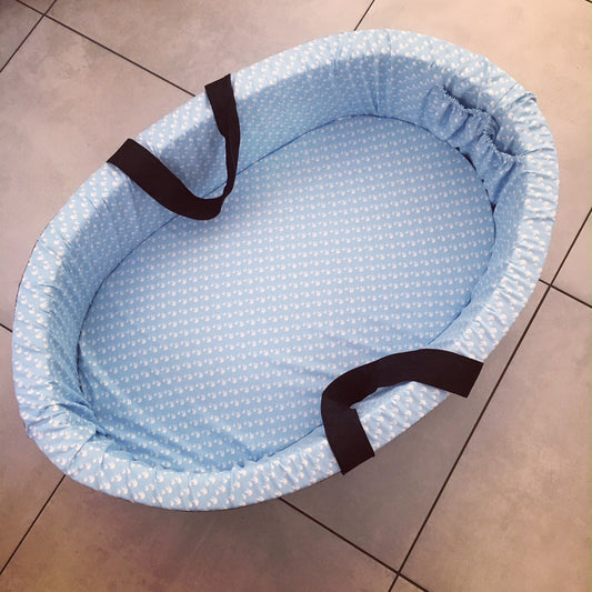 Carry Cot - Blue Dove 01