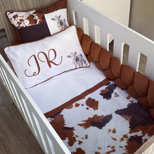 Cot Bedding - Nguni Print Set 01