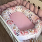 Cot Bedding - Pink Flower Set 11 | All Nursery Sets | Baby Bedding Sets South Africa | Soft Spot Kids | South Africa
