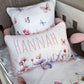 Cot Bedding - Pink Flower Set 09
