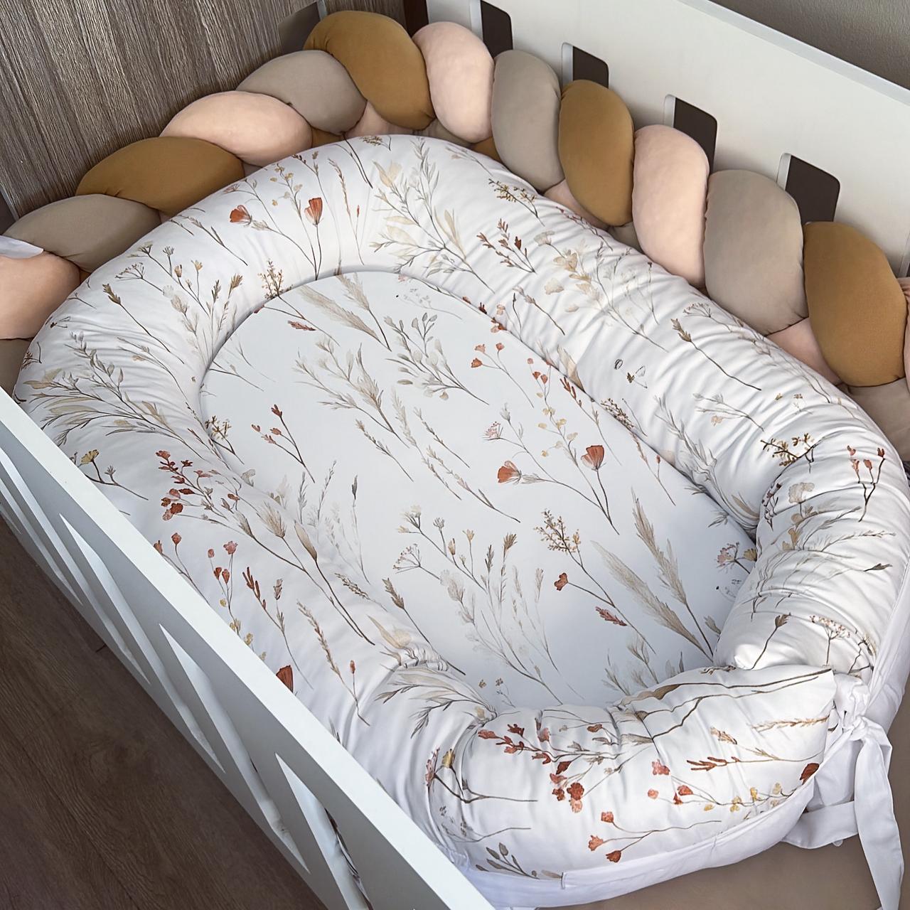 Cot Bedding - Stone Flower Set 02