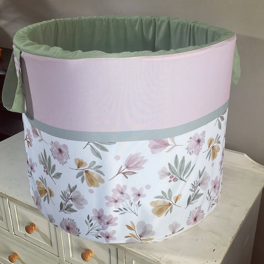 Large Laundry Barrel - Flower 02