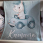 Cot Bedding - Green Horse Set 01