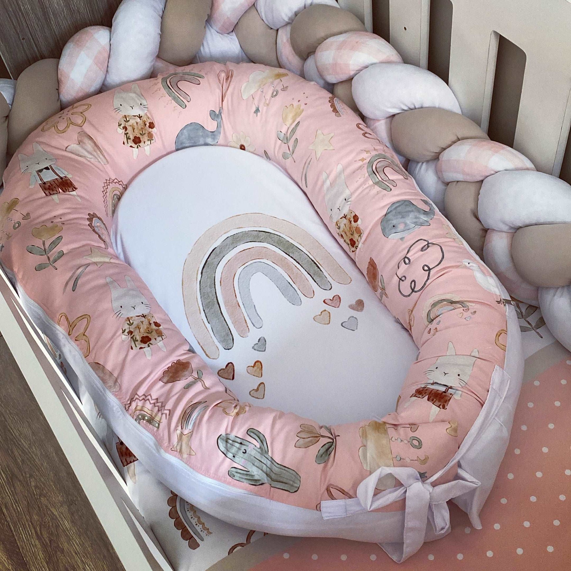 Cot Bedding - Bunny Boho Set 01