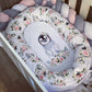 Cot Bedding - Pink Penguin Set 06