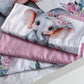 Cot Bedding - Pink Flower Elephant Set 04