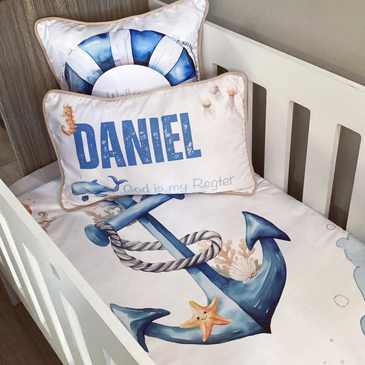 Cot Bedding - Nautical Set 01