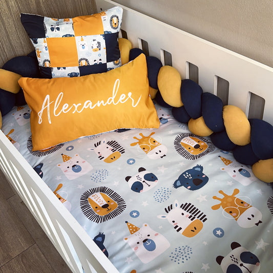 Cot Bedding - Party Safari Set 01