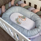 Cot Bedding - Sage Bunny Set 01
