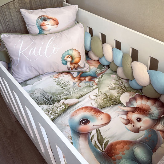 Cot Bedding - Dinosaur Set 05