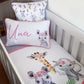Cot Bedding - Pink Safari Set 28