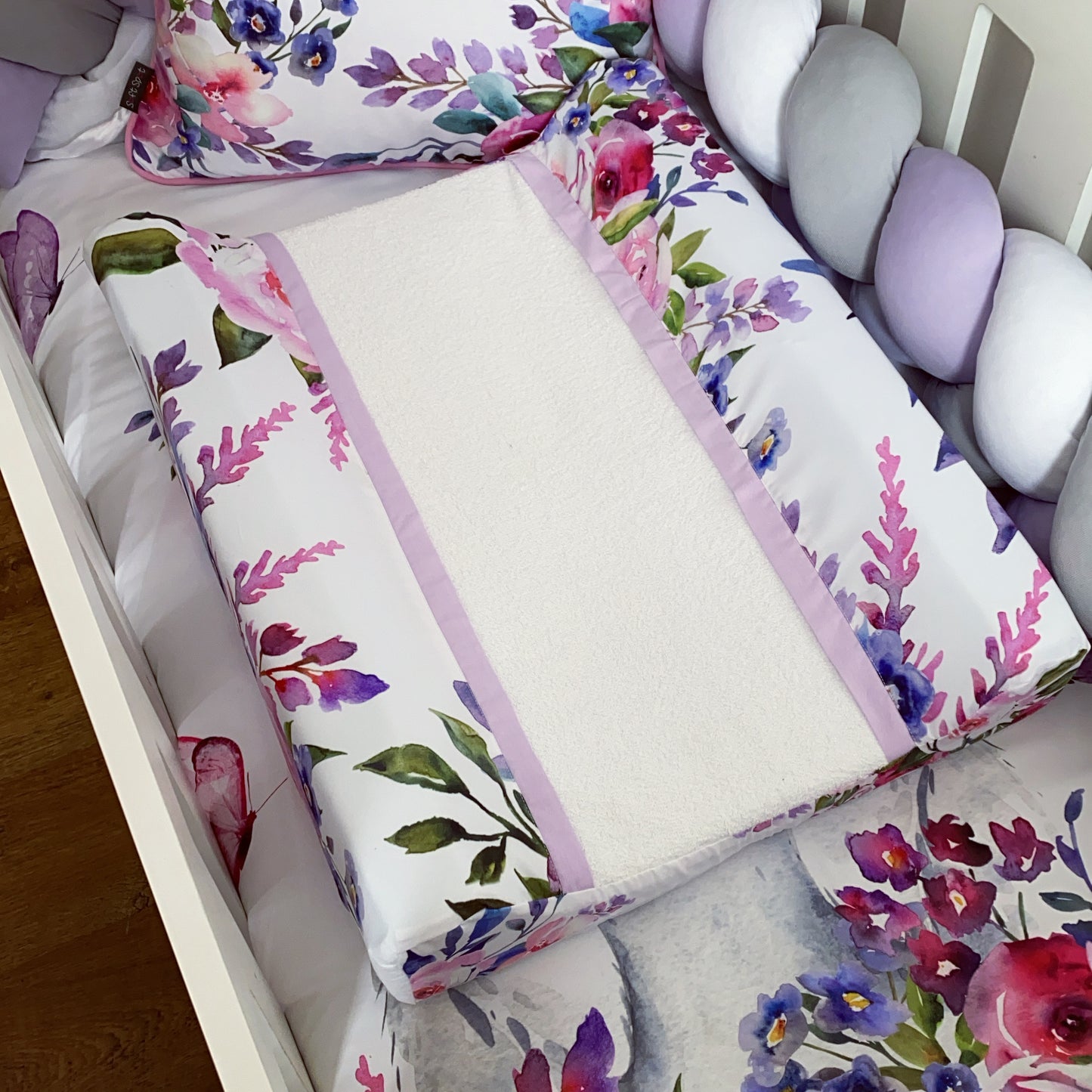 Cot Bedding - Pink Penguin Set 07