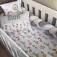 Cot Bedding - Sage Dinosaur Set 01 | All Nursery Sets | Baby Bedding Sets South Africa | Soft Spot Kids | South Africa