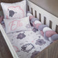 Cot Bedding - Pink Sheep Set 01