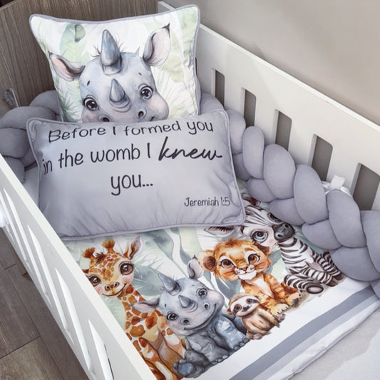 Cot Bedding - Safari Set 03