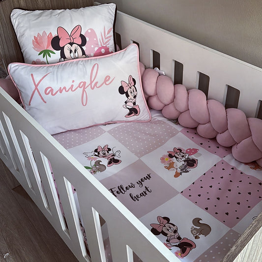 Cot Bedding - Pink Minnie set 06