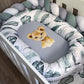 Cot Bedding - Leaves Safari Set 01 | All Nursery Sets | Baby Bedding Sets South Africa | Soft Spot Kids | South Africa