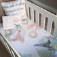 Cot Bedding - Pink Whale Set 01