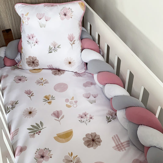 Cot Bedding - Flower Set 03