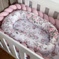 Cot Bedding - Pink Floral Set 03