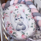 Cot Bedding - Pink Bunny Set 07