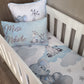 Cot Bedding - Blue Safari Set 04