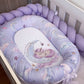 Cot Bedding - Lilac Unicorn Set 01