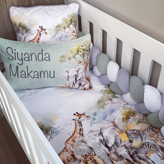 Cot Bedding - Safari Set 25