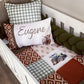 Cot Bedding - Sage Highland Cow Set 01